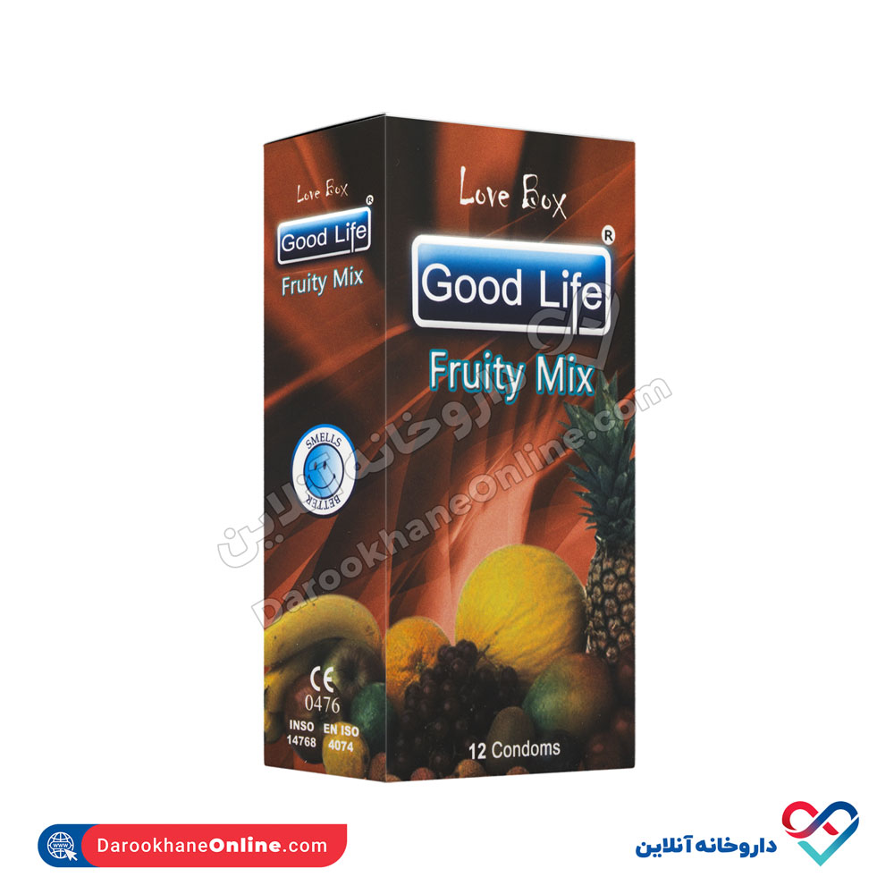 تصویر کاندوم FRUITY MIX گودلایف 12 عددی